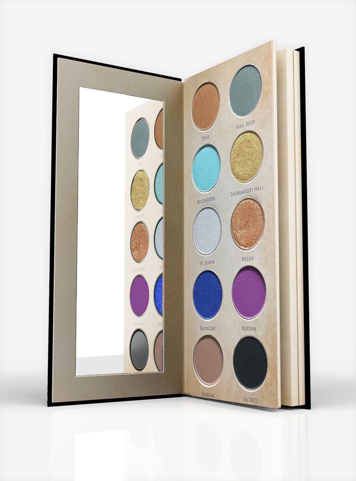 Jane Eyre Charlotte Brontë Book Eyeshadow Palette, , alternate