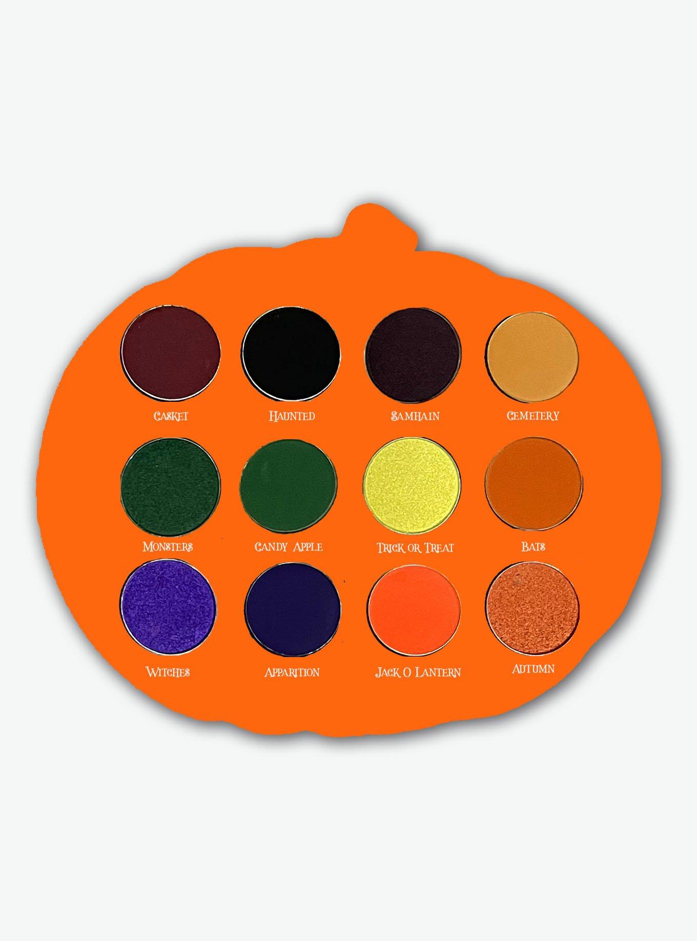 Vintage Halloween Jack-O'-Lantern Eyeshadow Palette, , alternate