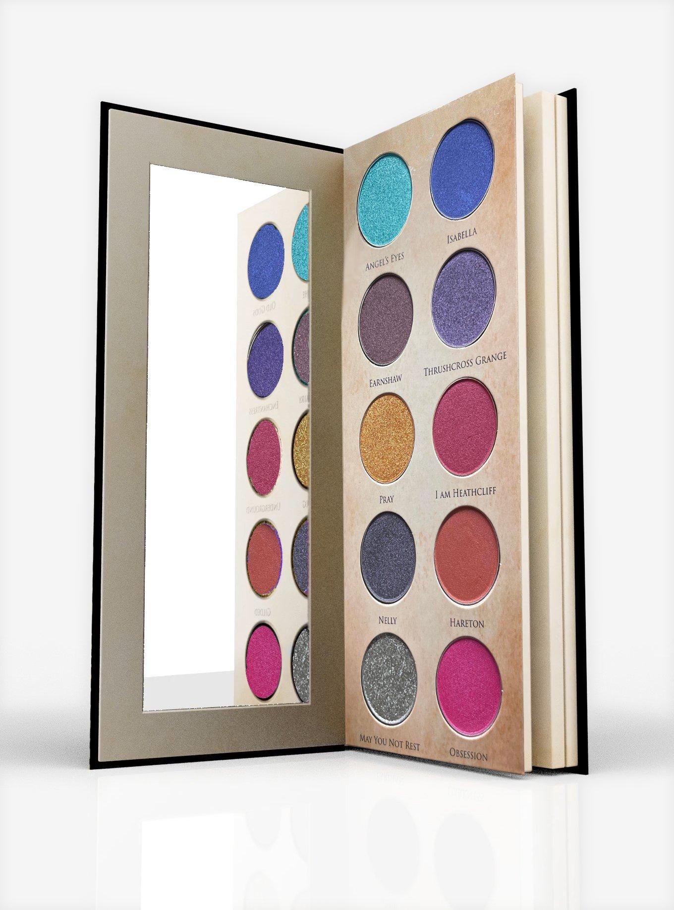 Wuthering Heights Emily Brontë Book Eyeshadow Palette, , alternate