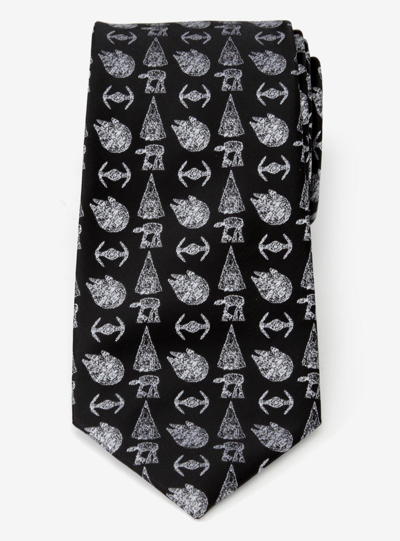 Star Wars Battle Black Men's Tie, , alternate