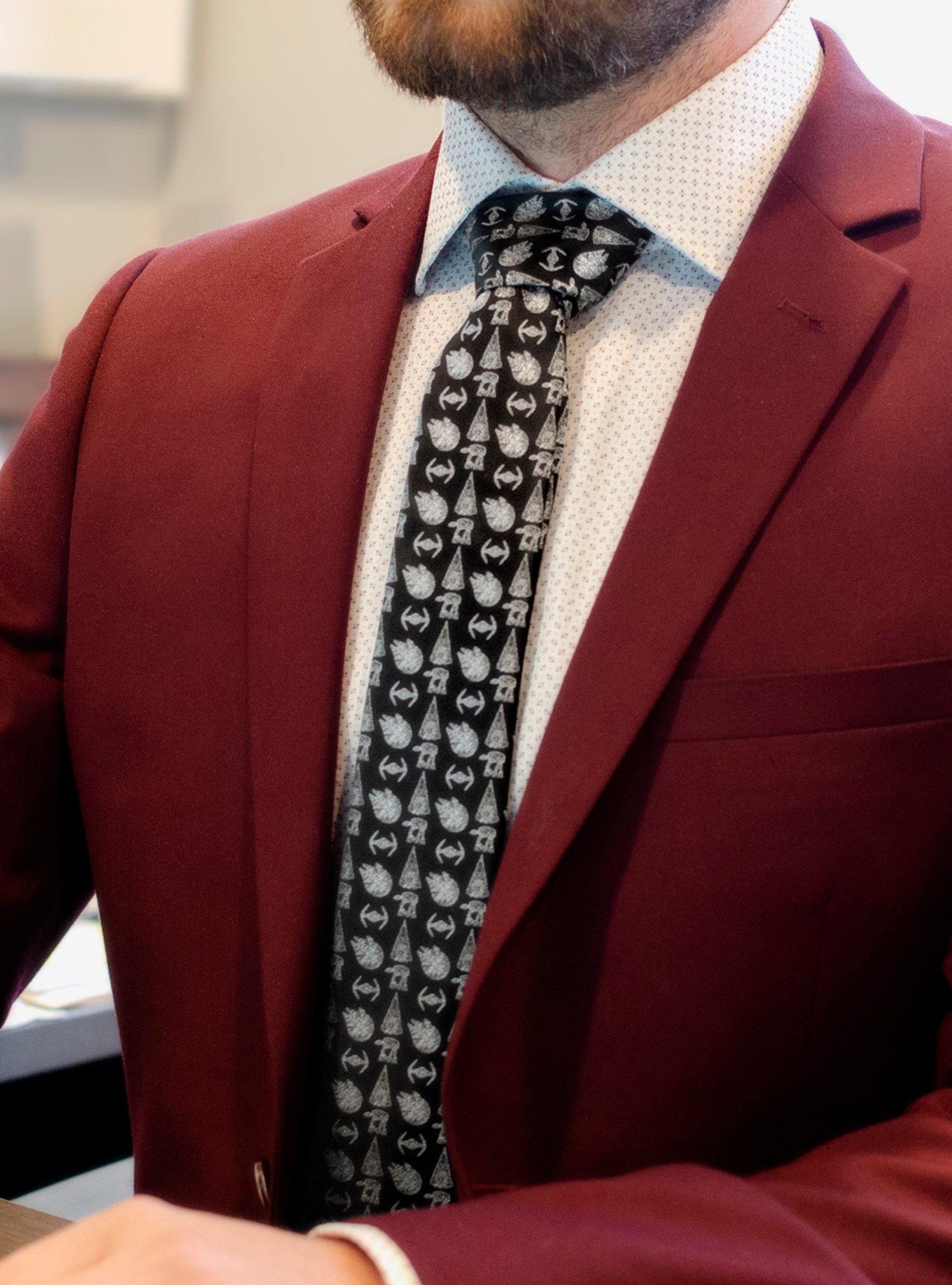 Star Wars Battle Black Men's Tie, , alternate