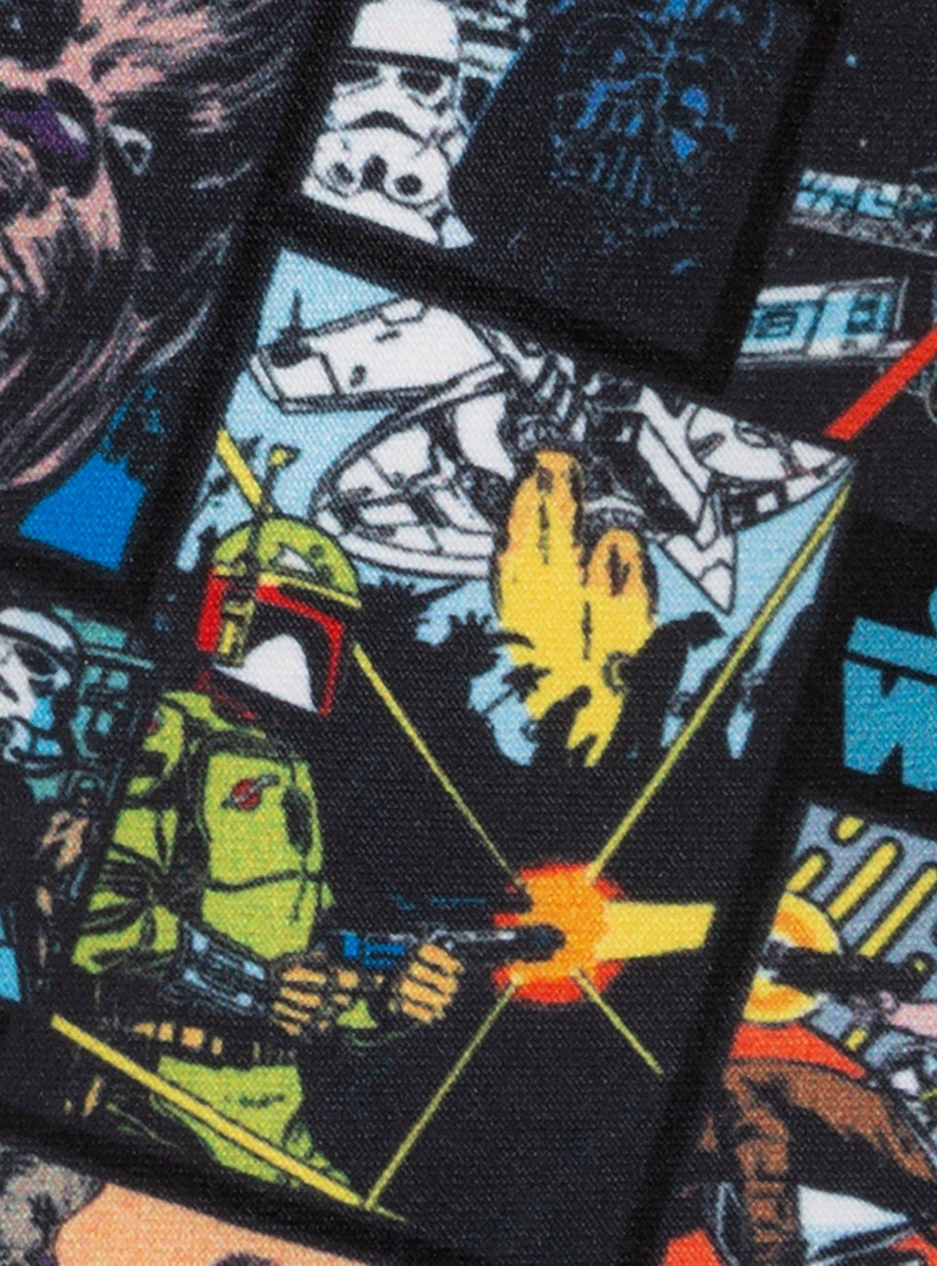 Star Wars Comic Black Men's Tie, , alternate