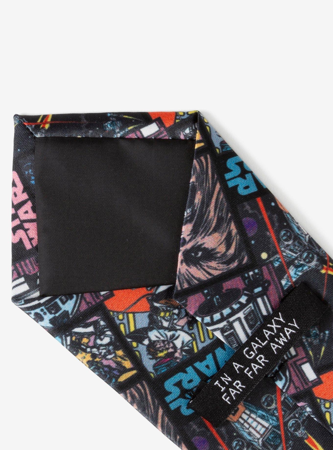 Star Wars Comic Black Men's Tie, , alternate