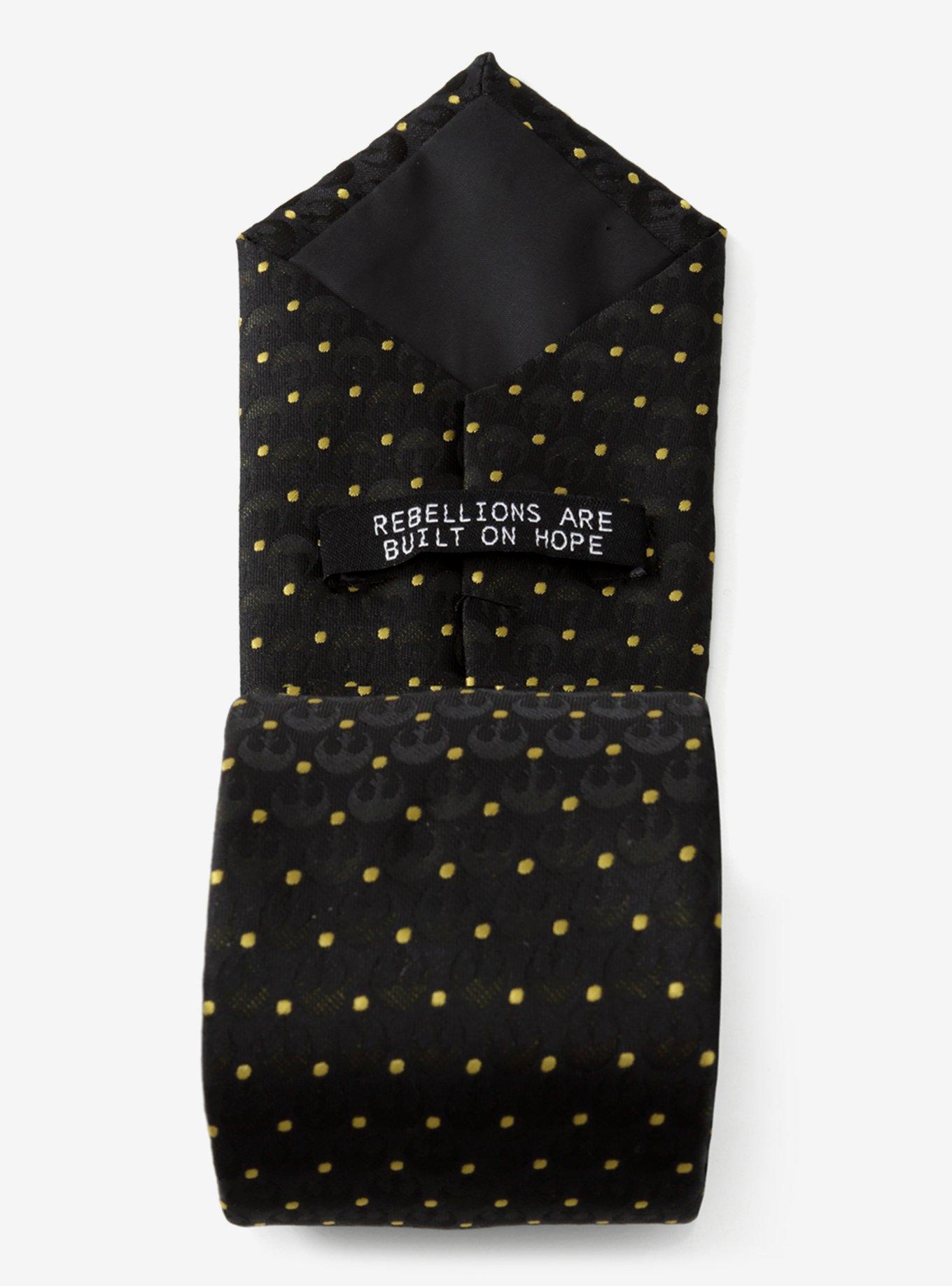 Star Wars "Rebellions Are Built On Hope" Men's Tie, , alternate