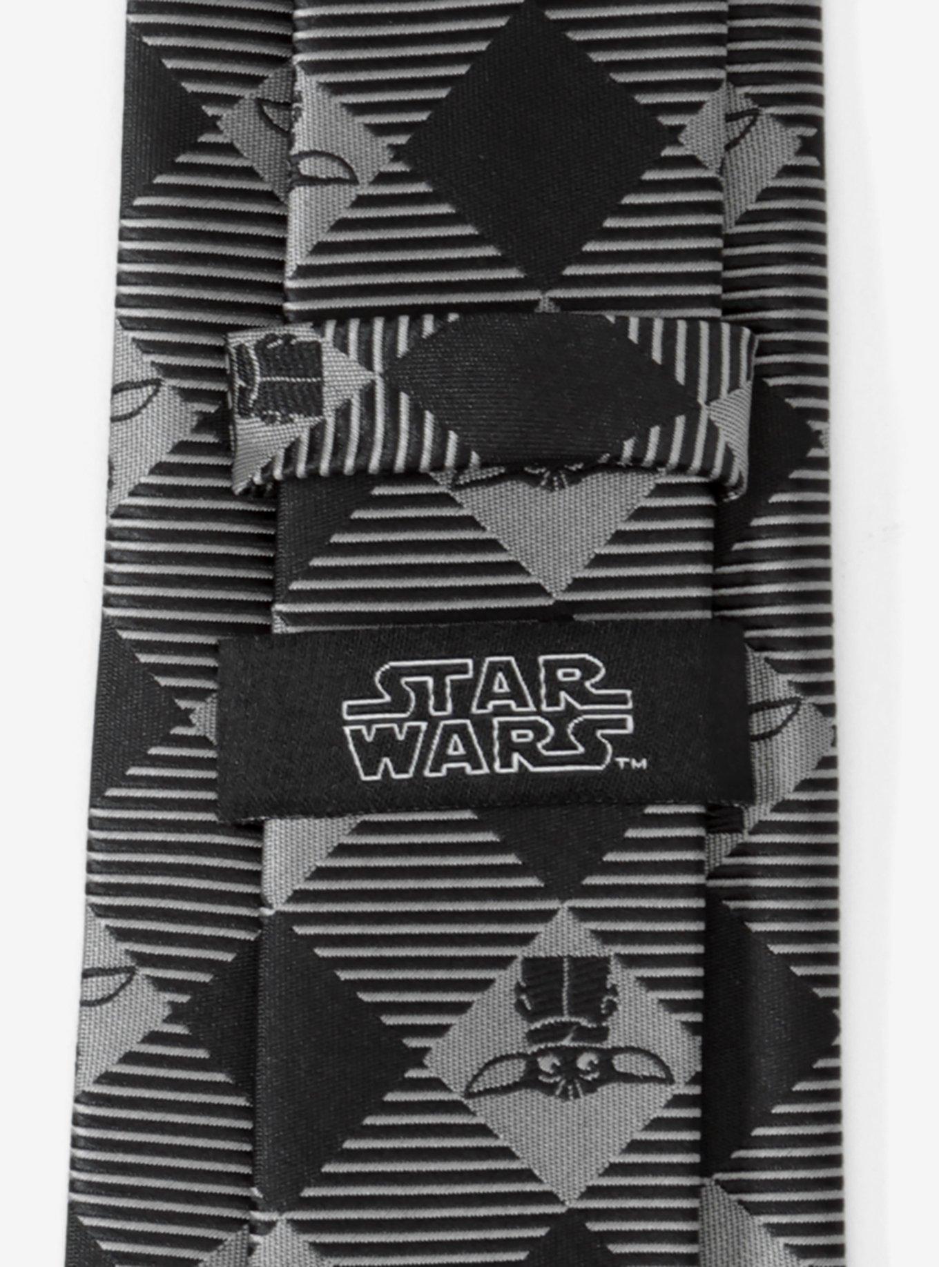 Star Wars The Mandalorian The Child Checkered Men's Tie, , alternate
