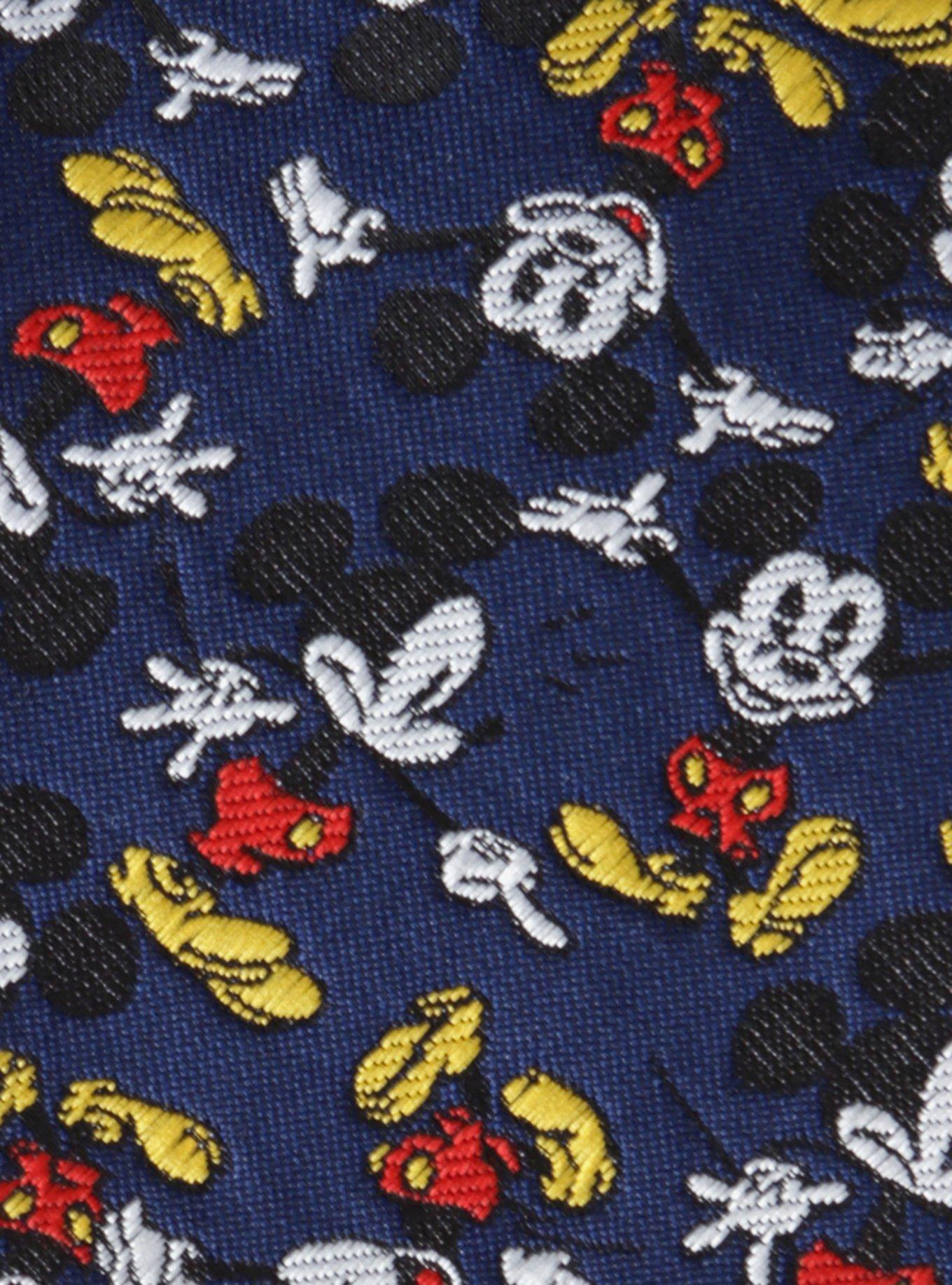 Disney Mickey Mouse Action Navy Men's Tie, , alternate