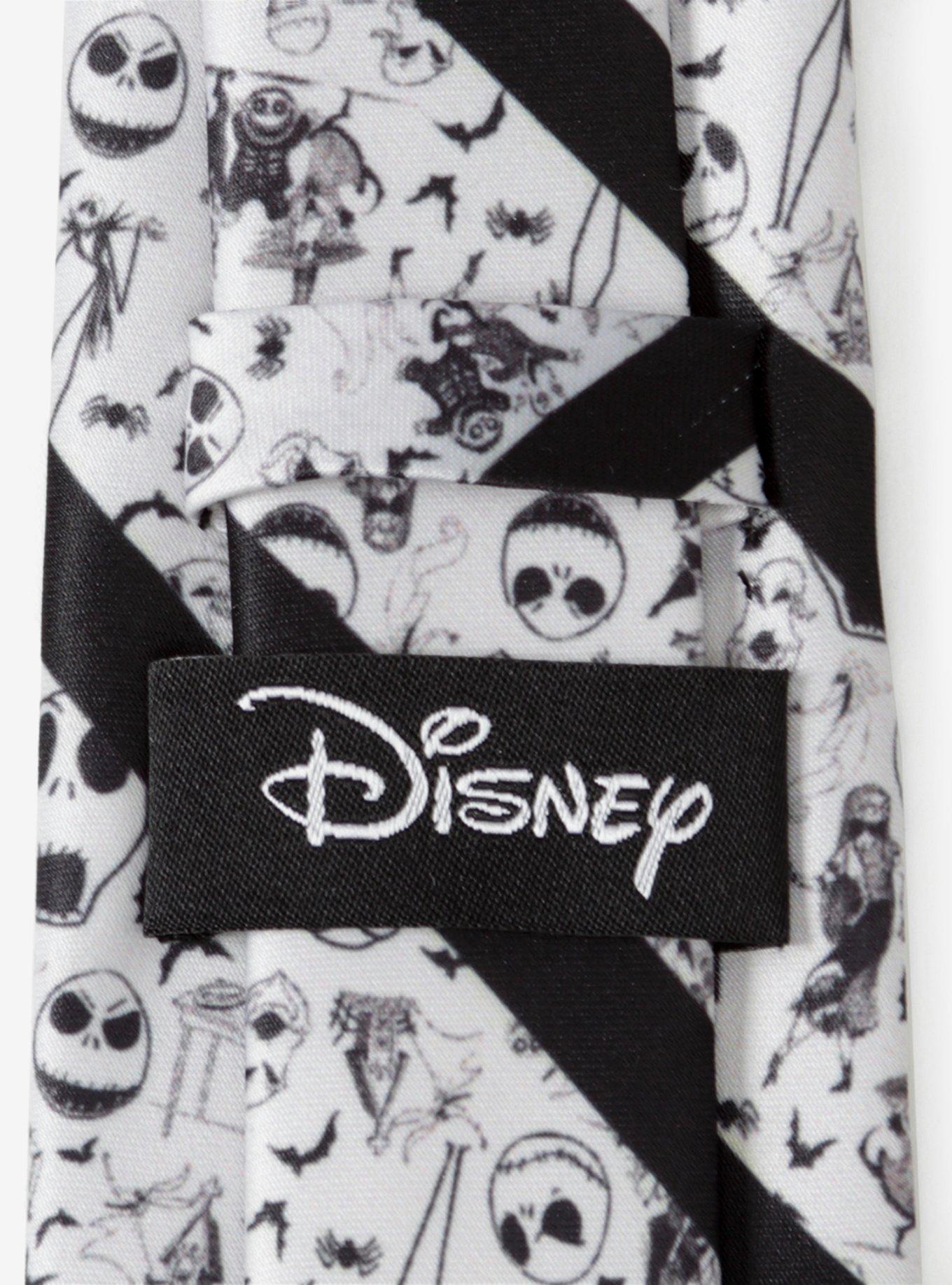 Disney The Nightmare Before Christmas Stripe Black Men's Tie