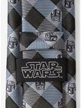 Star Wars The Book Of Boba Fett "As You Wish" Plaid Men's Tie, , alternate