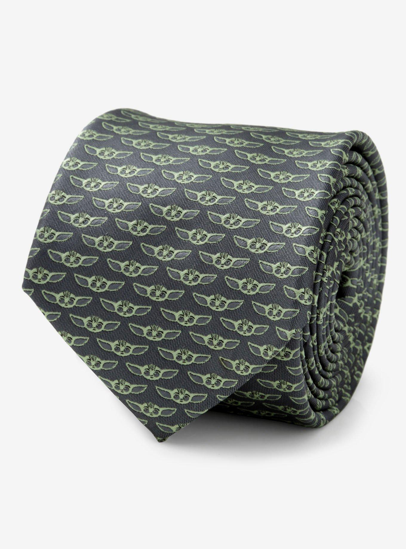 Star Wars The Mandalorian The Child "The Force is Strong With This One" Men's Tie, , alternate