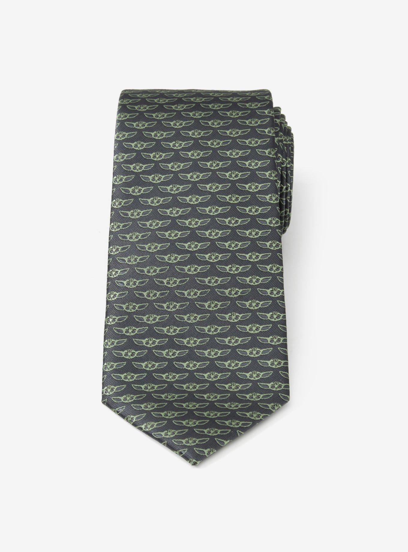 Star Wars The Mandalorian The Child "The Force is Strong With This One" Men's Tie, , alternate