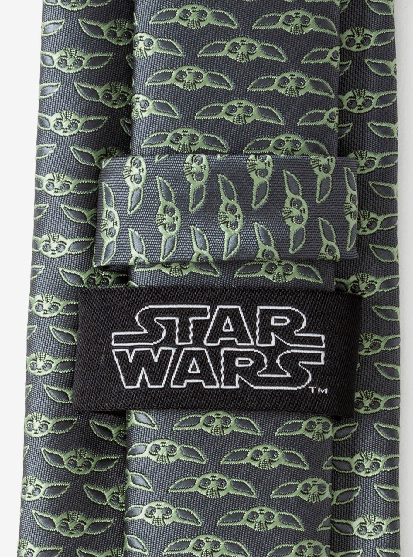 Star Wars The Mandalorian The Child "The Force is Strong With This One" Men's Tie, , alternate