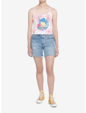 Plus Size Disney Lilo & Stitch Fruit Tie-Dye Girls Crop Tank Top, , hi-res