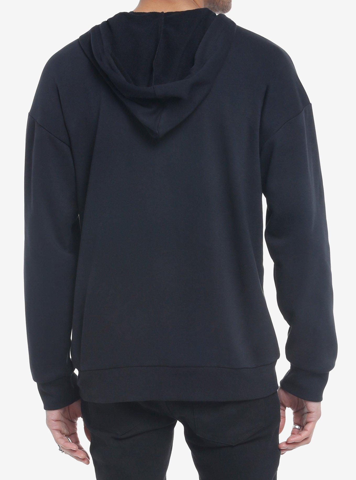 Skeleton Lovers Hoodie, BLACK, alternate