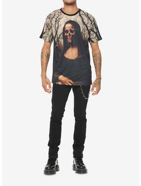 Plus Size Social Collision Mona Lisa Dark Forest Jumbo Print T-Shirt, , hi-res