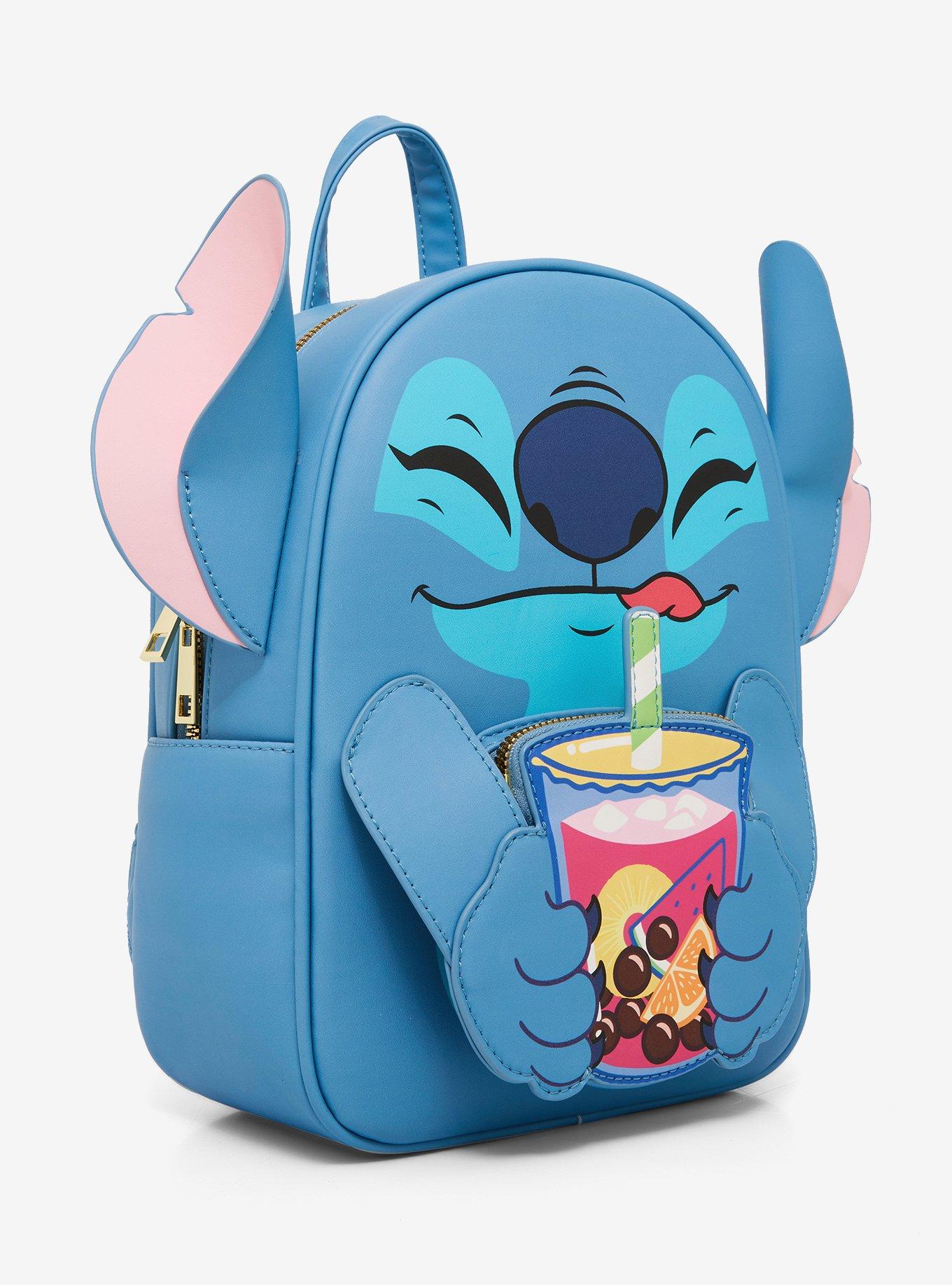 Loungefly Disney Lilo & Stitch Snow Angel Swivel Mini Backpack