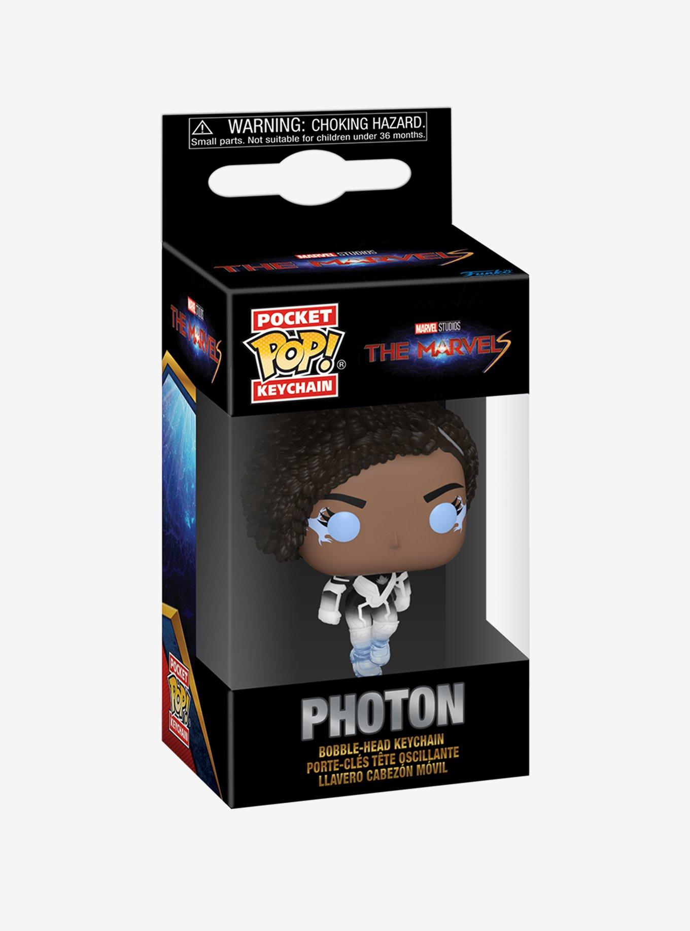 Funko Pocket Pop! Marvel The Marvels Photon Vinyl Bobble-Head Keychain, , hi-res