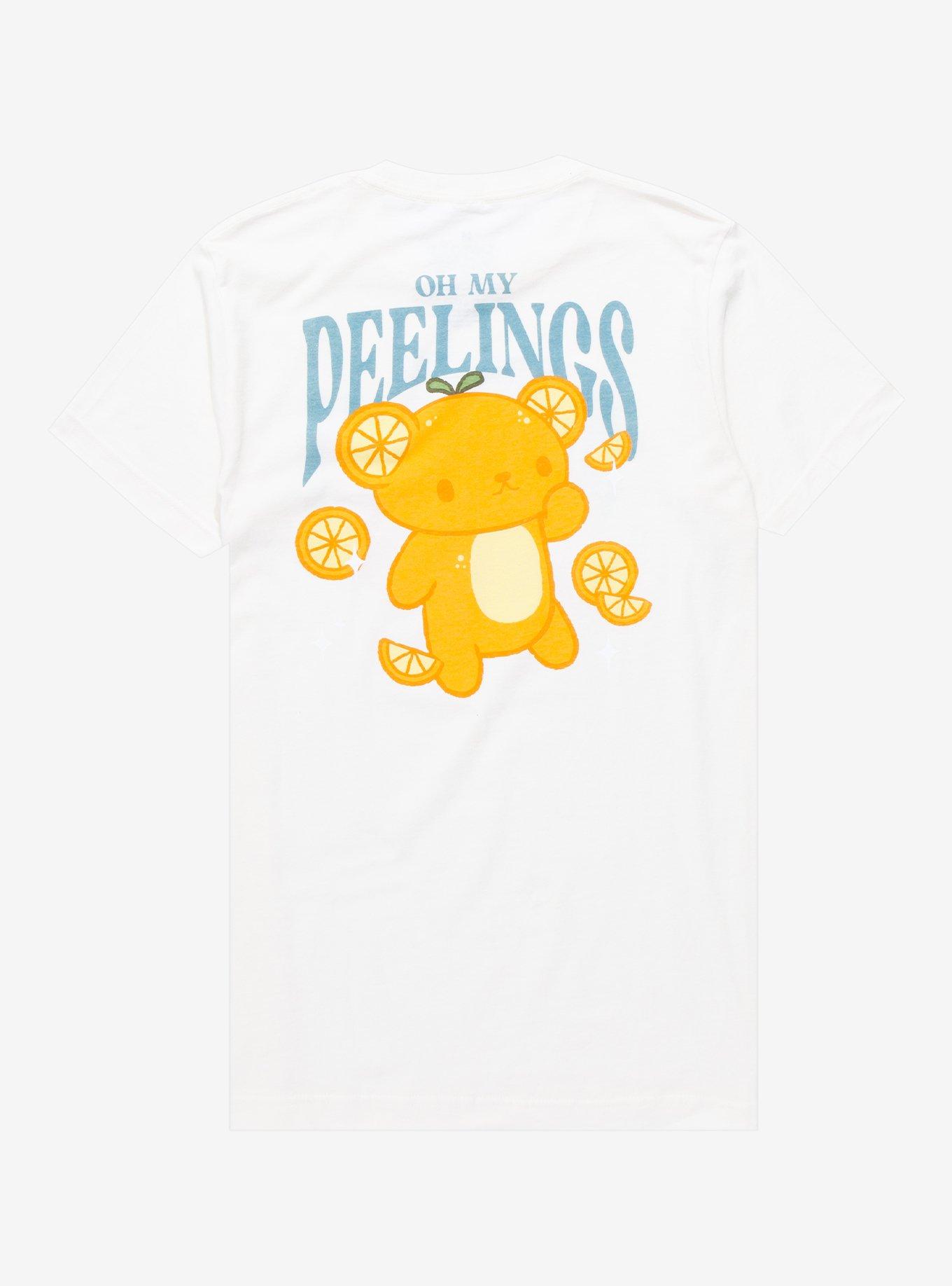 Orange Bear Can't Concentrate Women's T-Shirt - BoxLunch Exclusive, OFF WHITE, alternate