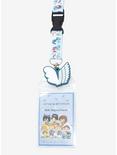 Sanrio Hello Kitty and Friends x Attack on Titan Character Allover Print Lanyard - BoxLunch Exclusive, , alternate