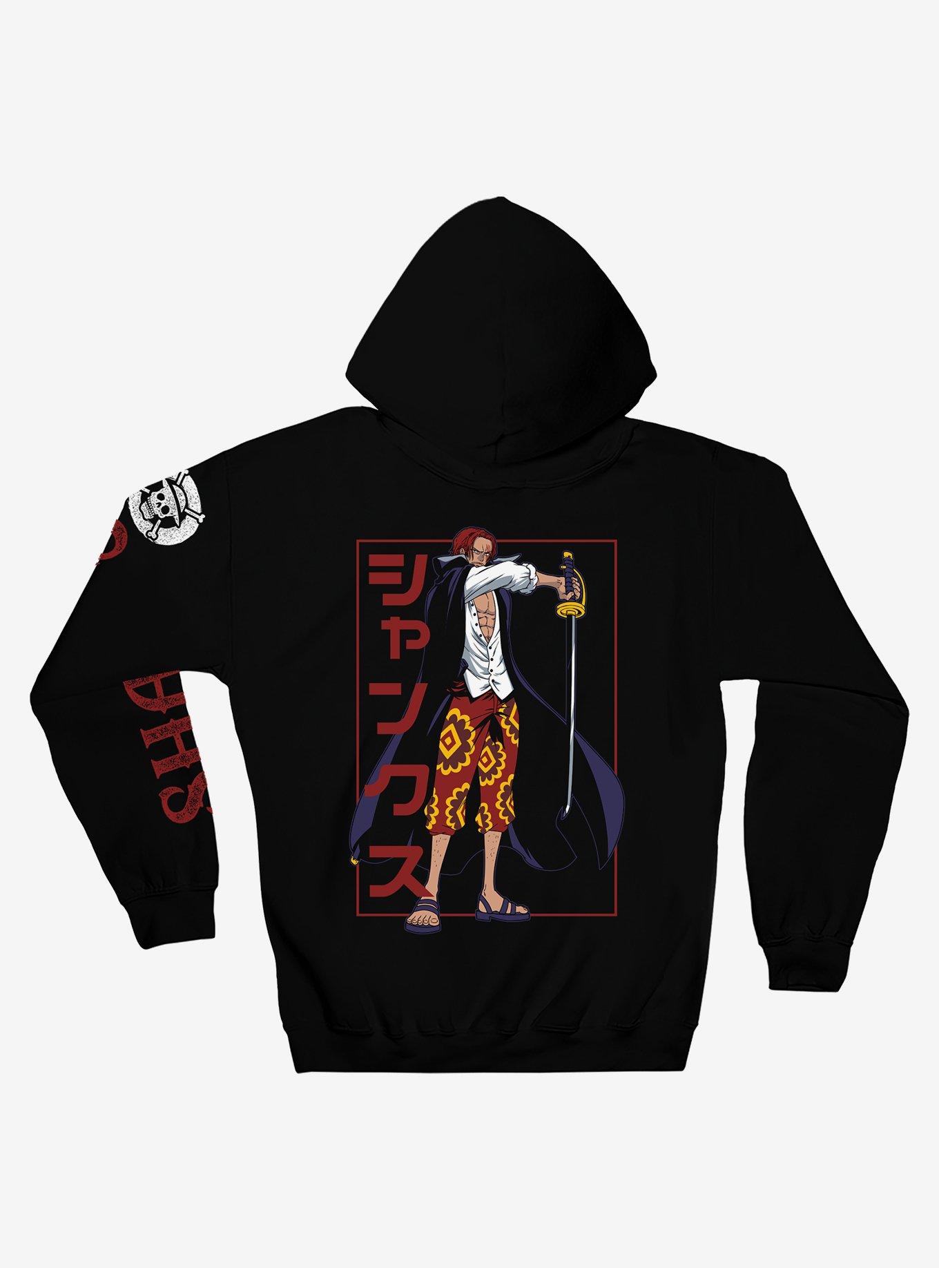 One Piece Film: Red Shanks Outline Hoodie, , hi-res