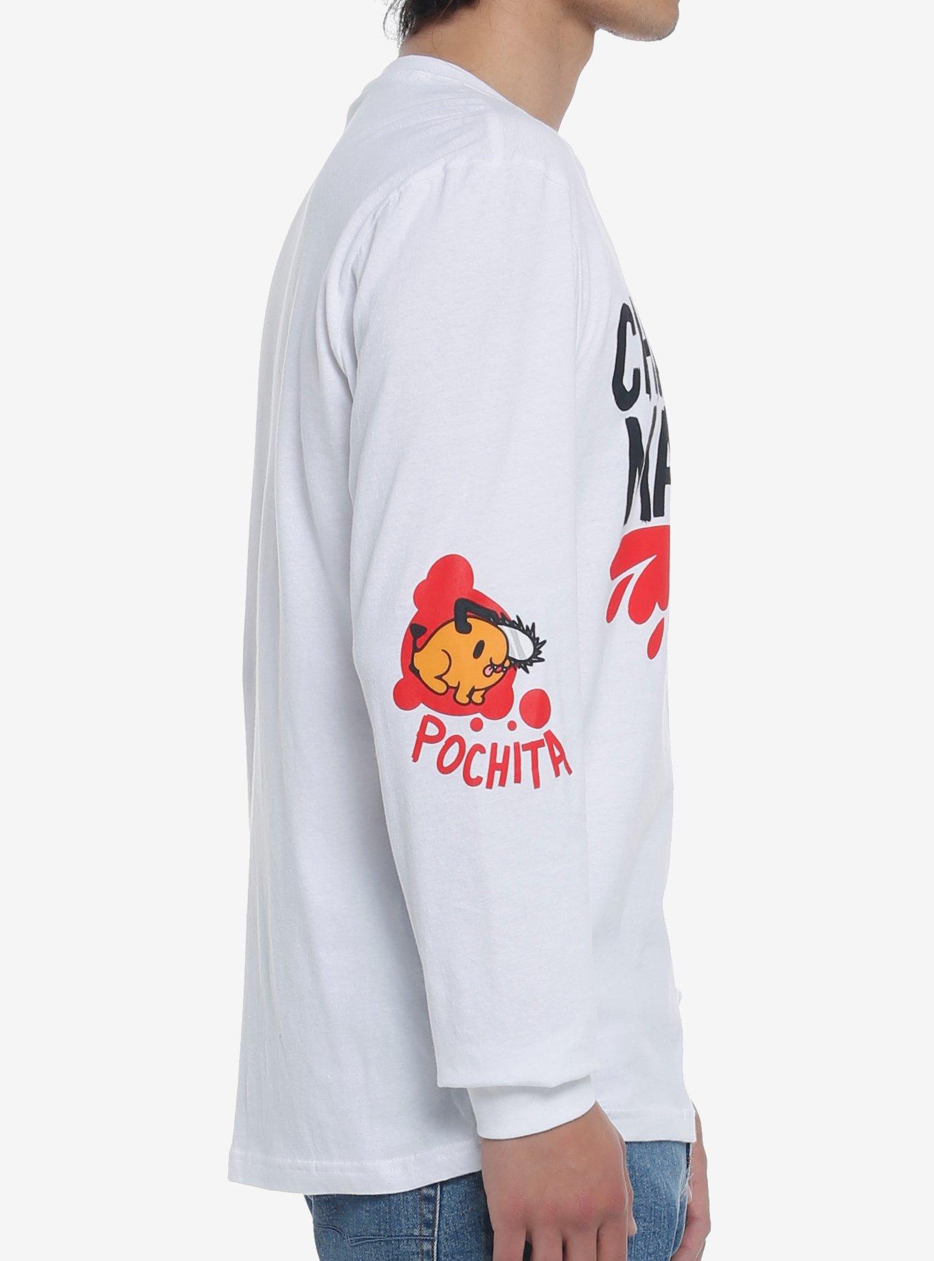 Chainsaw Man Pochita Chibi Long-Sleeve T-Shirt, SAND, alternate