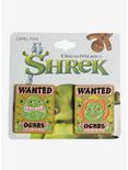 Shrek Fiona & Shrek Wanted Sign Enamel Pin Set - BoxLunch Exclusive, , alternate