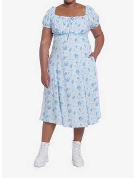 Disney Peter Pan Wendy Floral Midi Dress Plus Size, , hi-res