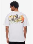 Star Wars The Mandalorian Grogu & Mando Racing T-Shirt - BoxLunch Exclusive, OFF WHITE, alternate