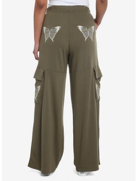 Death Butterfly Girls Cargo Sweatpants, , hi-res