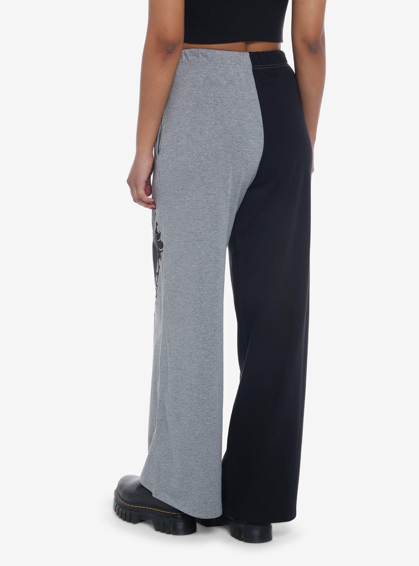 Skeleton Mona Lisa Split Girls Lounge Pants, MULTI, alternate