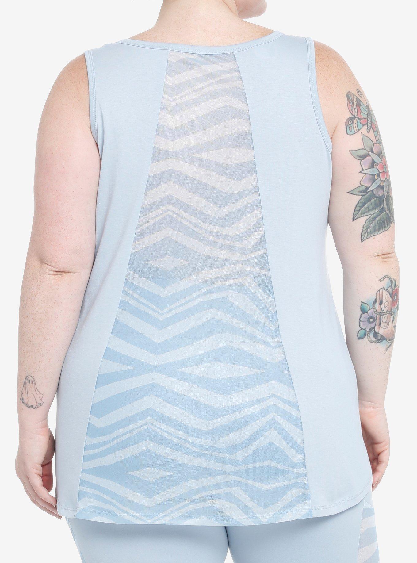 Her Universe Star Wars Ahsoka Tano Tank Top Plus Size Her Universe Exclusive, ICE BLUE, alternate