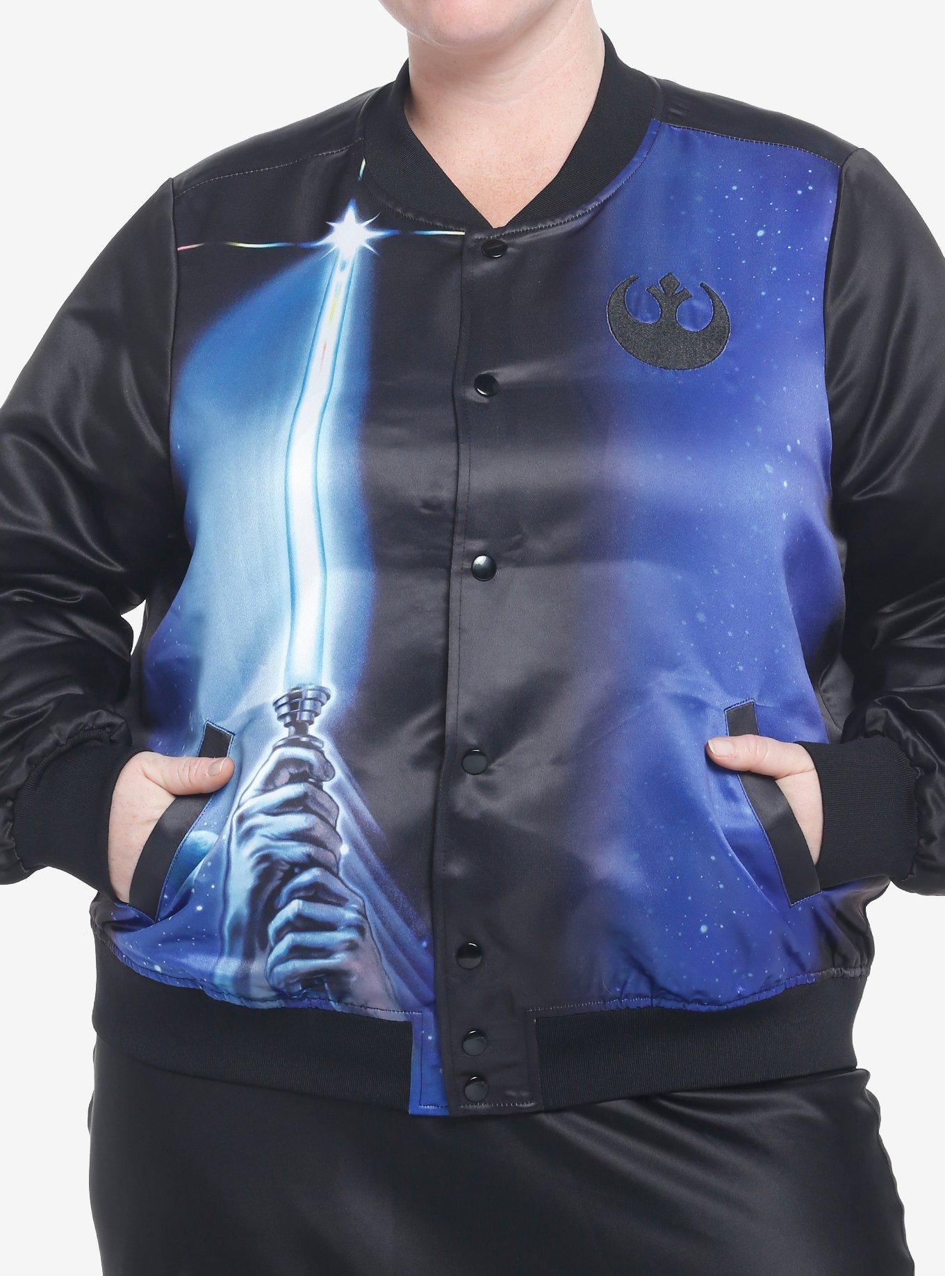 Her Universe Star Wars Return Of The Jedi Bomber Jacket Plus Size Her Universe Exclusive, MULTI, alternate