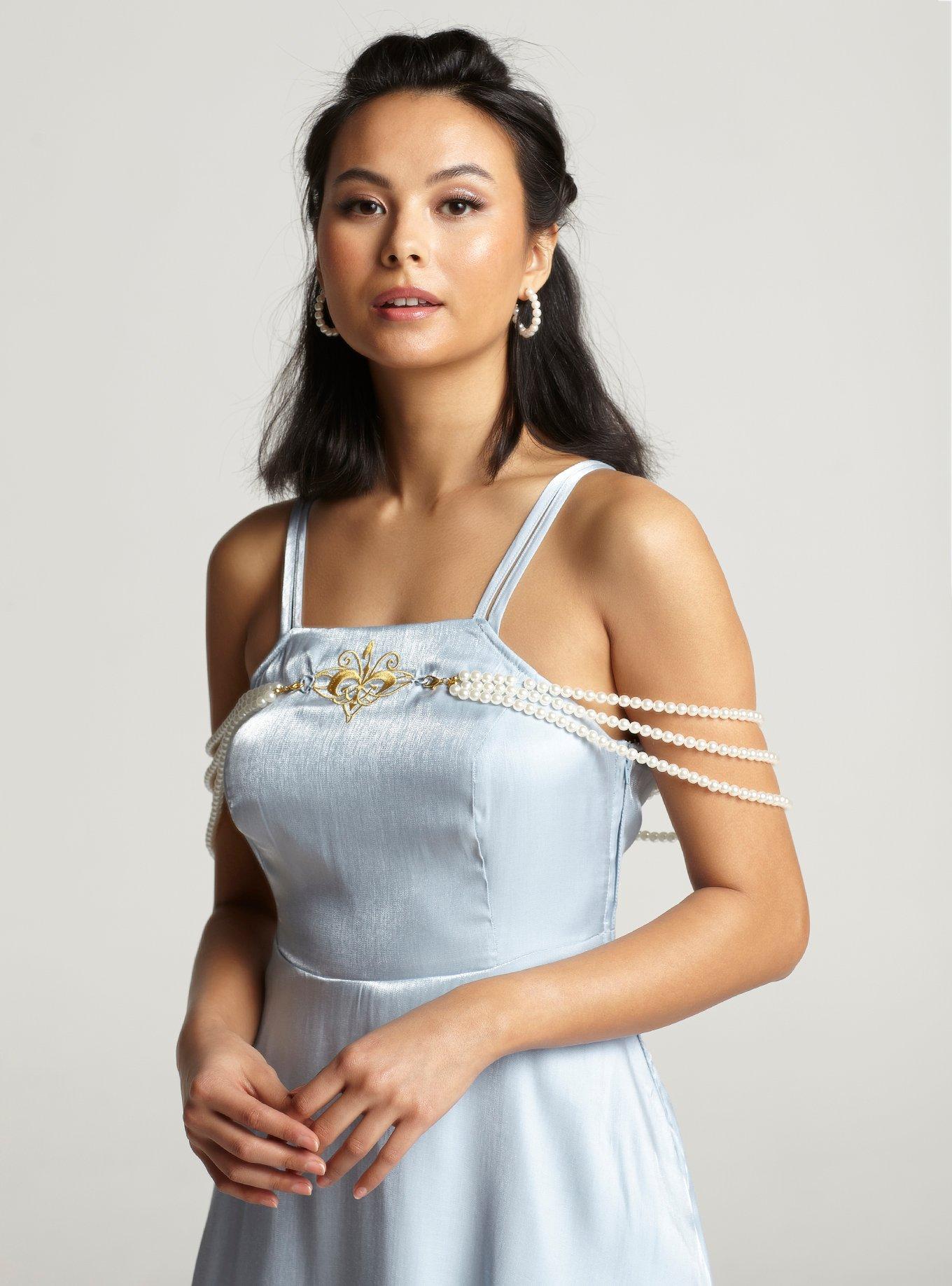 Her Universe Star Wars Padme Pearl Strap Dress Her Universe Exclusive, LIGHT BLUE, alternate