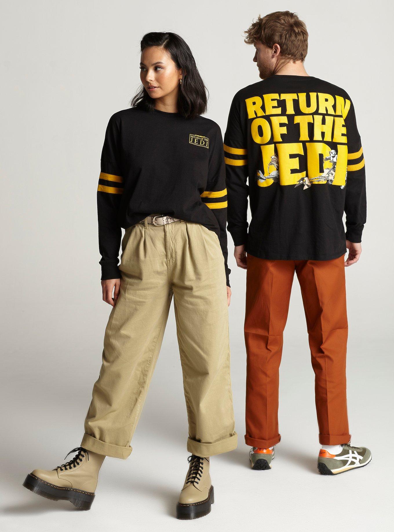 Our Universe Star Wars Return Of The Jedi Athletic Jersey Our Universe Exclusive, BLACK GOLD, alternate