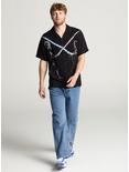 Our Universe Star Wars Darth Vader Obi-Wan Duel Woven Button-Up Our Universe Exclusive, BLACK, alternate