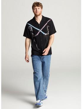 Our Universe Star Wars Darth Vader Obi-Wan Duel Woven Button-Up Our Universe Exclusive, , hi-res