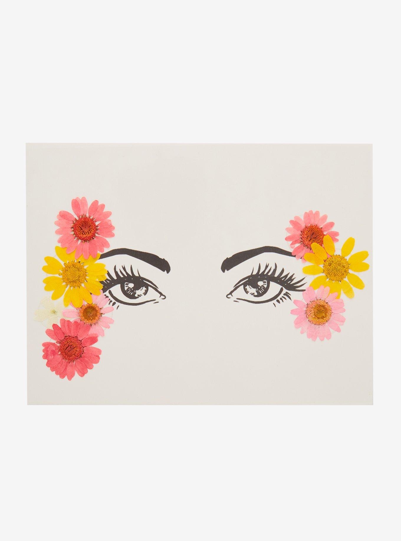 Dried Flower Body Stickers, , alternate