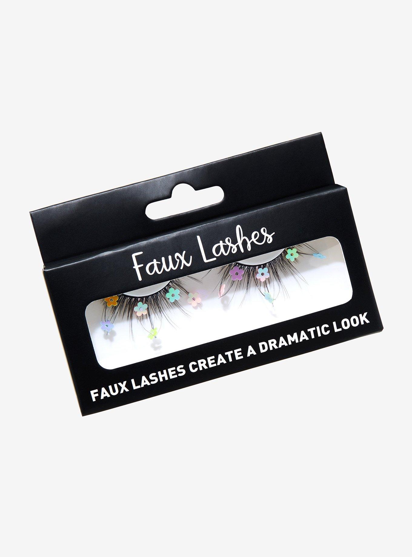 Flower Faux Eyelashes, , alternate