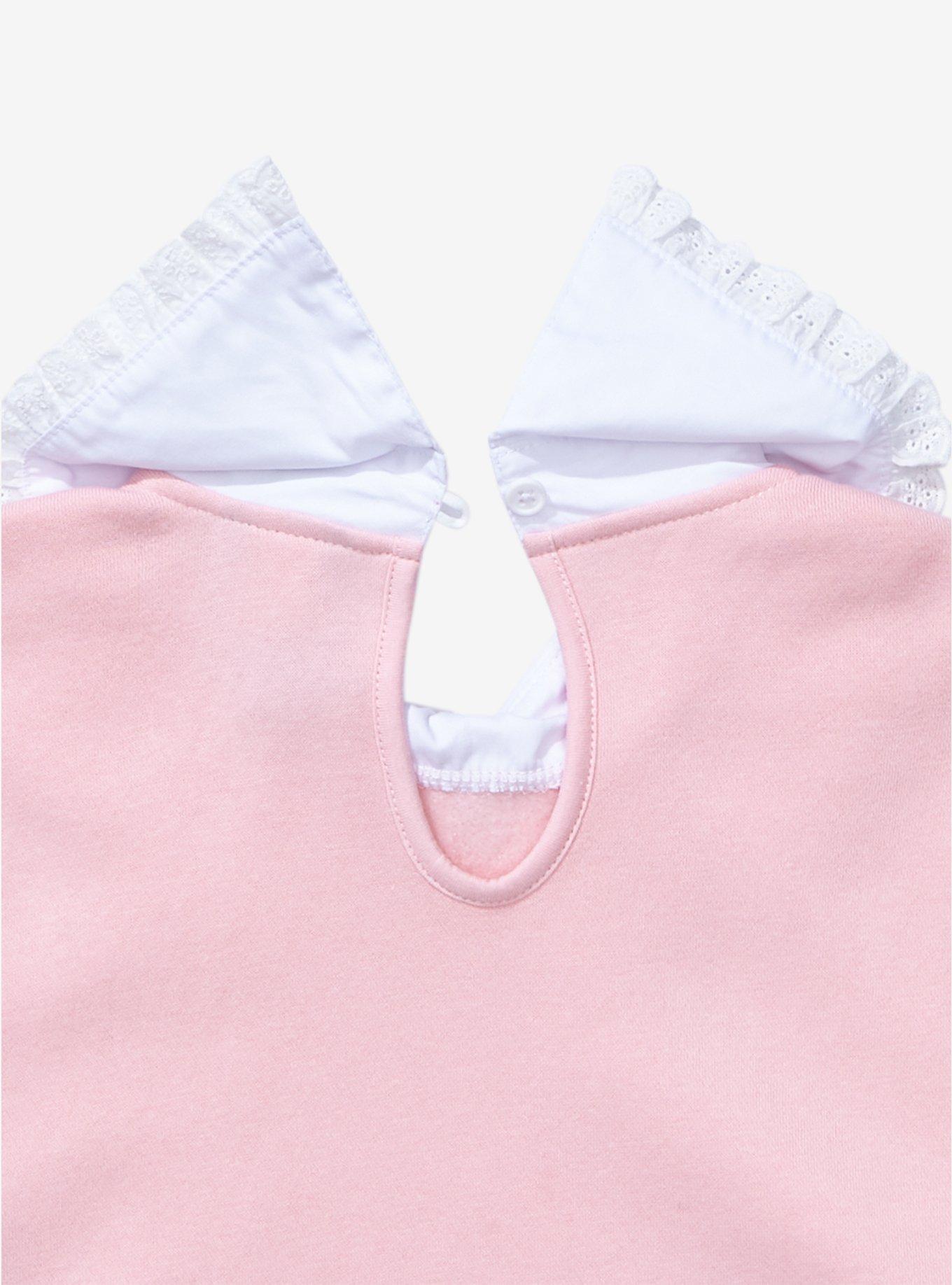 Sanrio Hello Kitty and Friends Mushroom Women's Collared Crewneck - BoxLunch Exclusive, LIGHT PINK, alternate