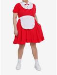 Sweet Society Red Apron Dress Plus Size, RED, alternate