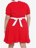 Sweet Society Red Apron Dress Plus Size, RED, alternate