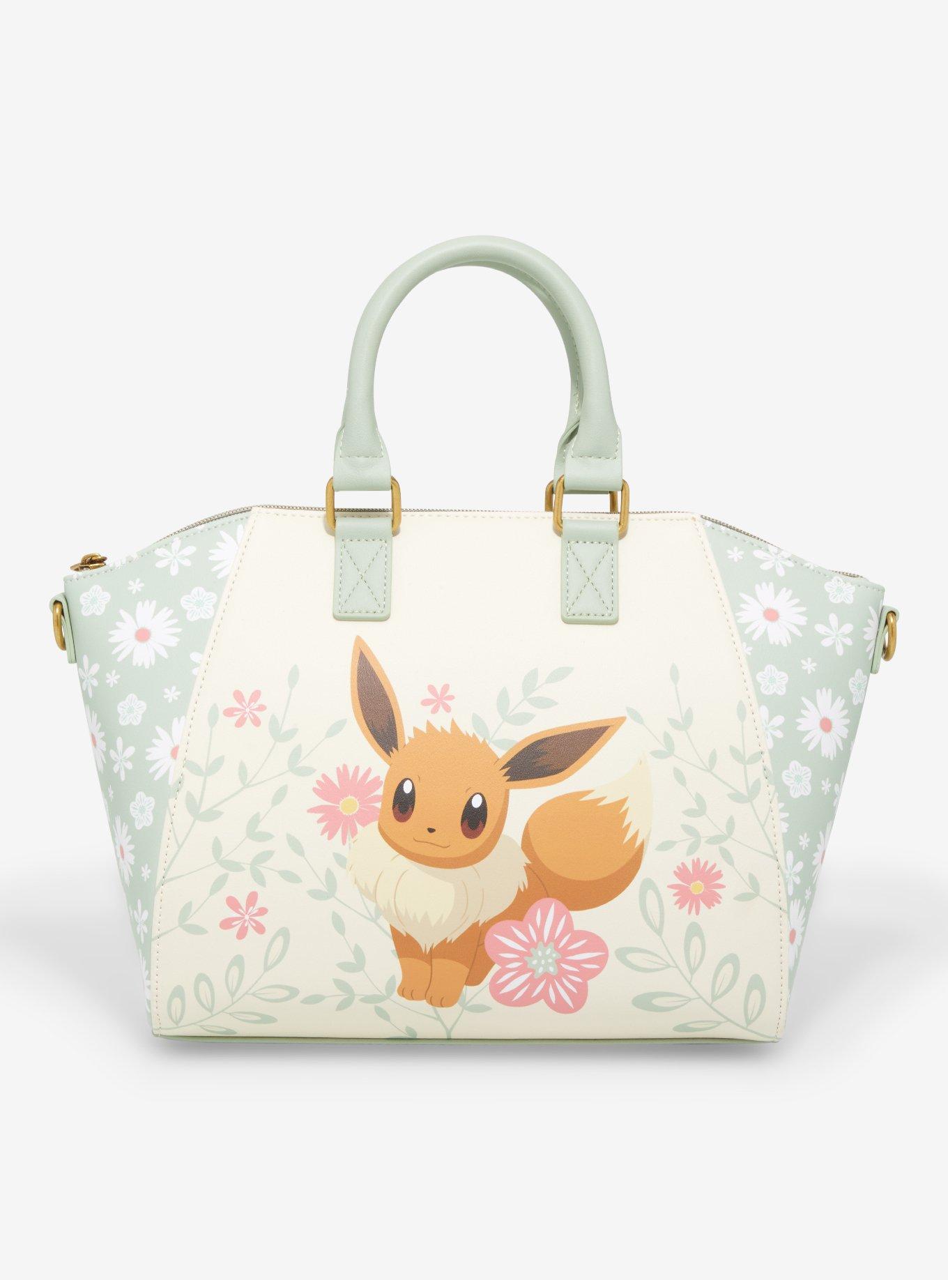 Loungefly Pokemon Eevee Floral Satchel Bag, , alternate