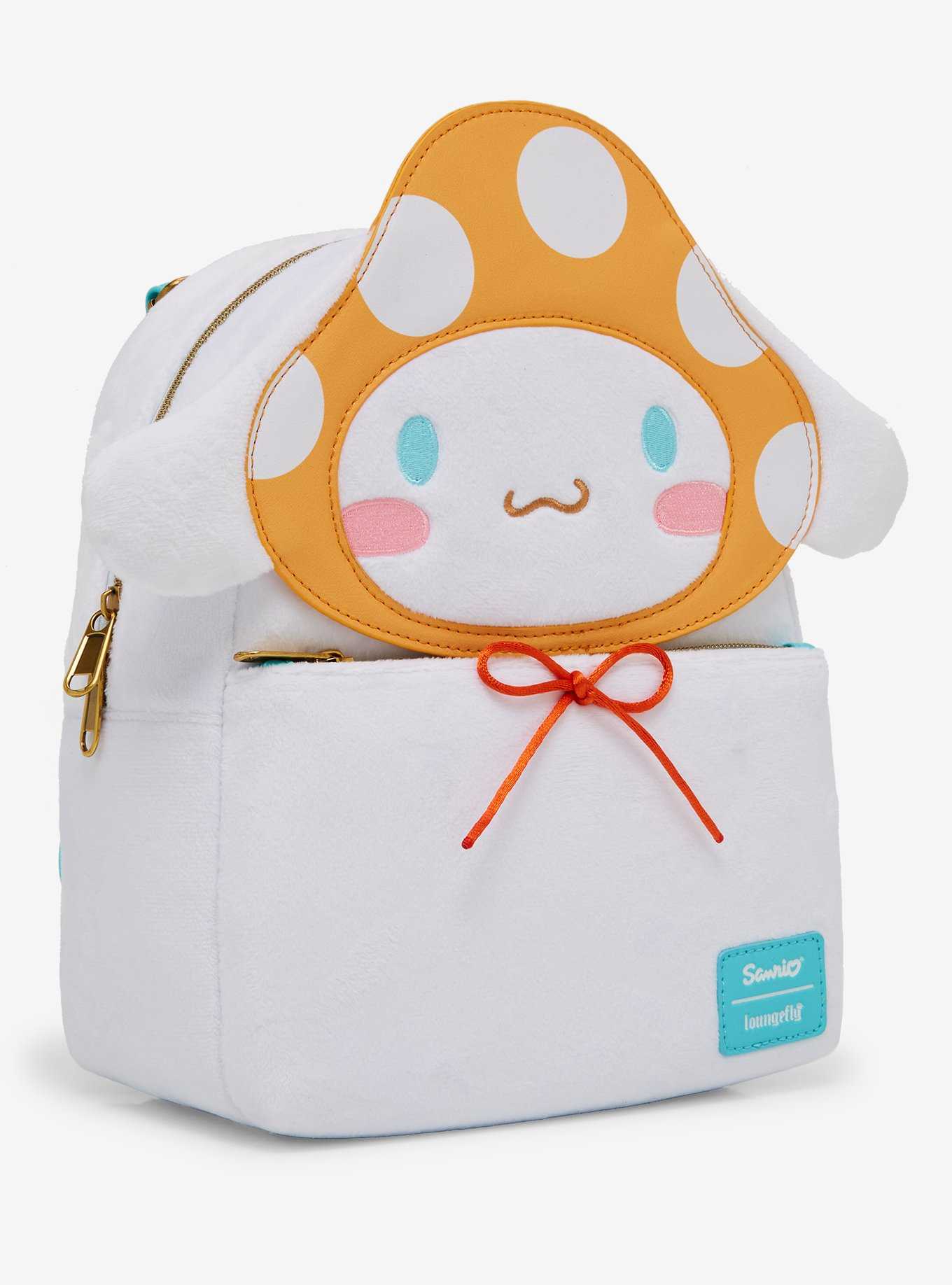 Loungefly Cinnamoroll Mushroom Fuzzy Mini Backpack, , hi-res