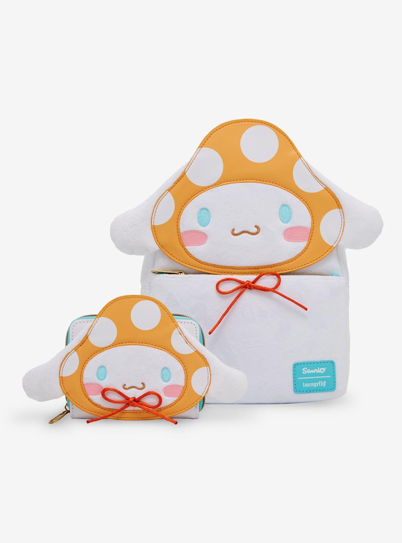Loungefly Cinnamoroll Mushroom Fuzzy Mini Backpack, , alternate