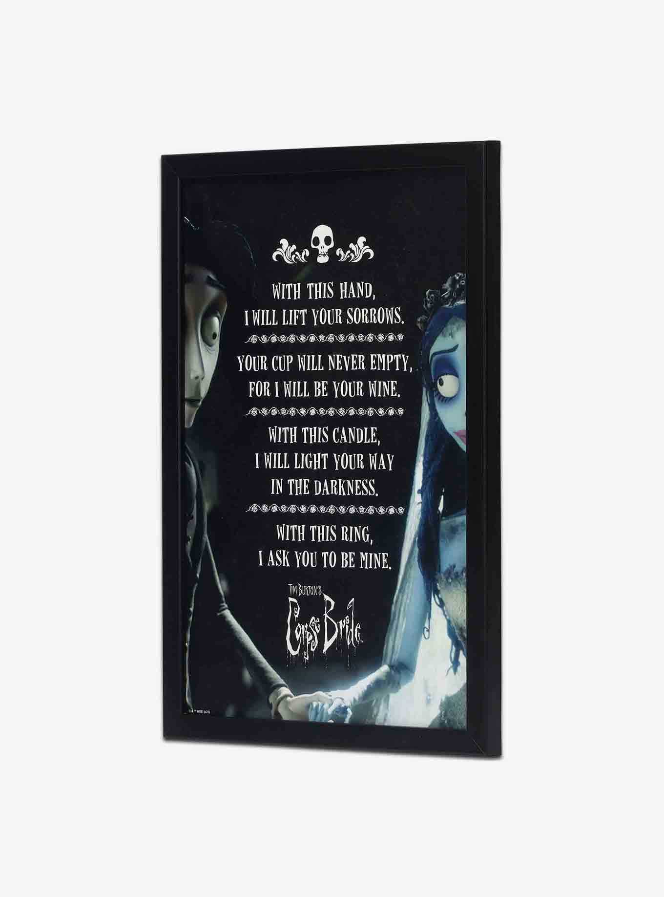 Corpse Bride With This Hand Framed Wood Wall Decor, , hi-res