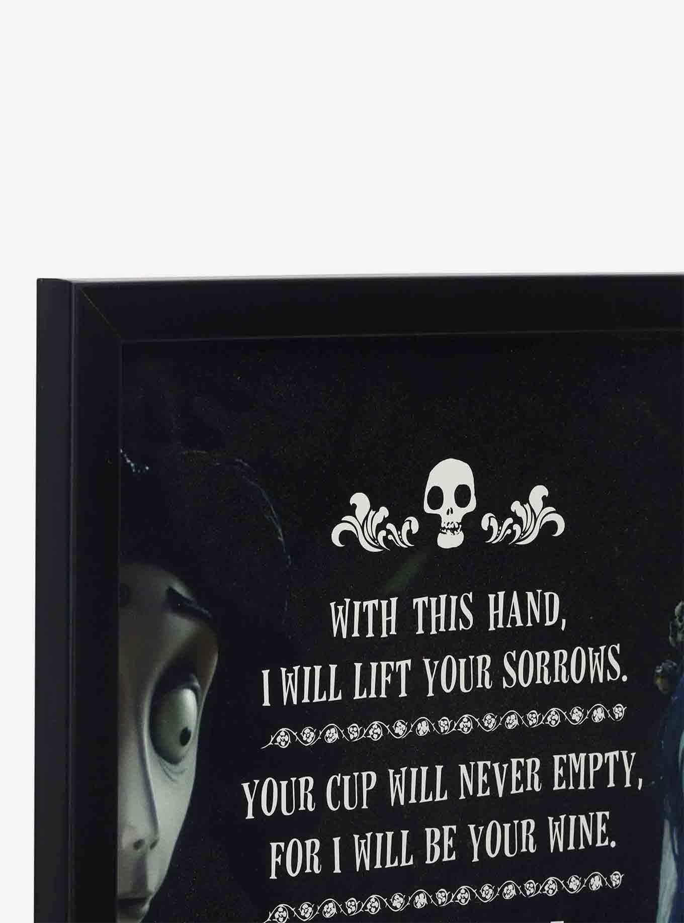 Corpse Bride With This Hand Framed Wood Wall Decor, , alternate