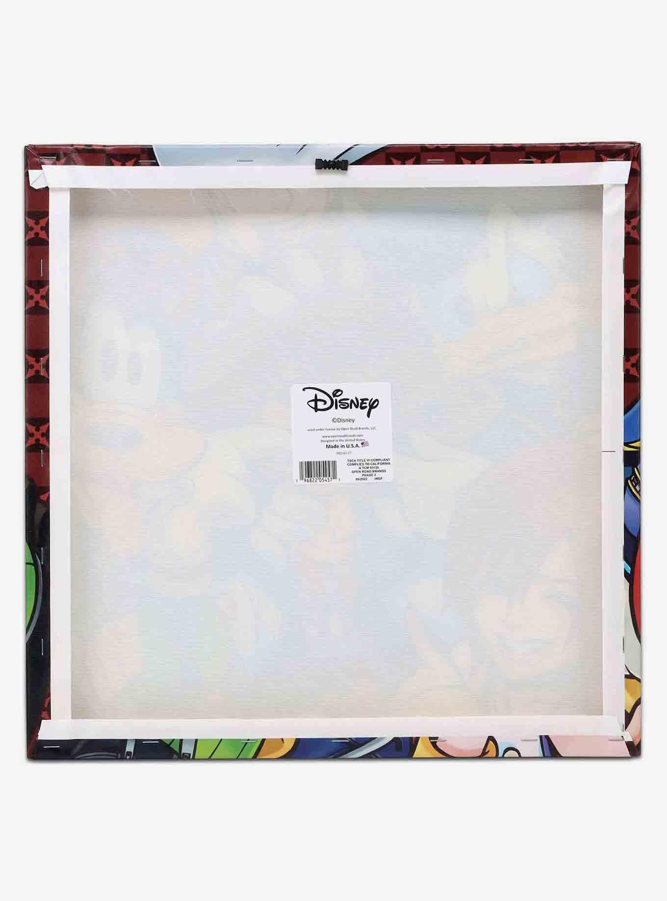 Disney Kingdom Hearts Character Collage Canvas Wall Decor, , alternate