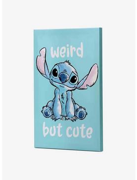 Disney Lilo & Stitch Weird But Cute Canvas Wall Decor, , hi-res
