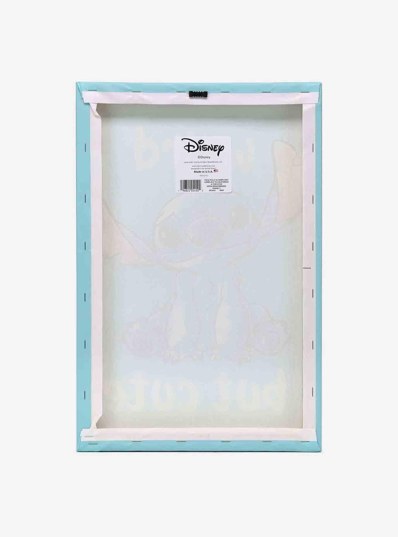 Disney Lilo & Stitch Weird But Cute Canvas Wall Decor, , alternate