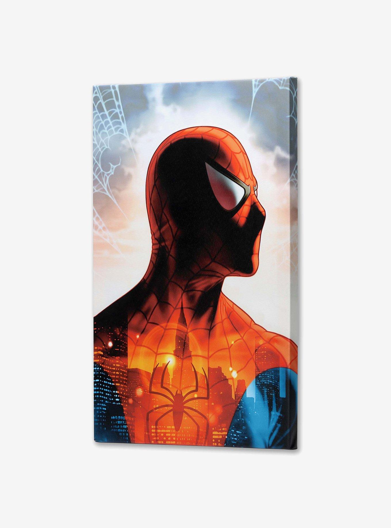 Marvel Spider-Man Headshot Canvas Wall Decor, , hi-res