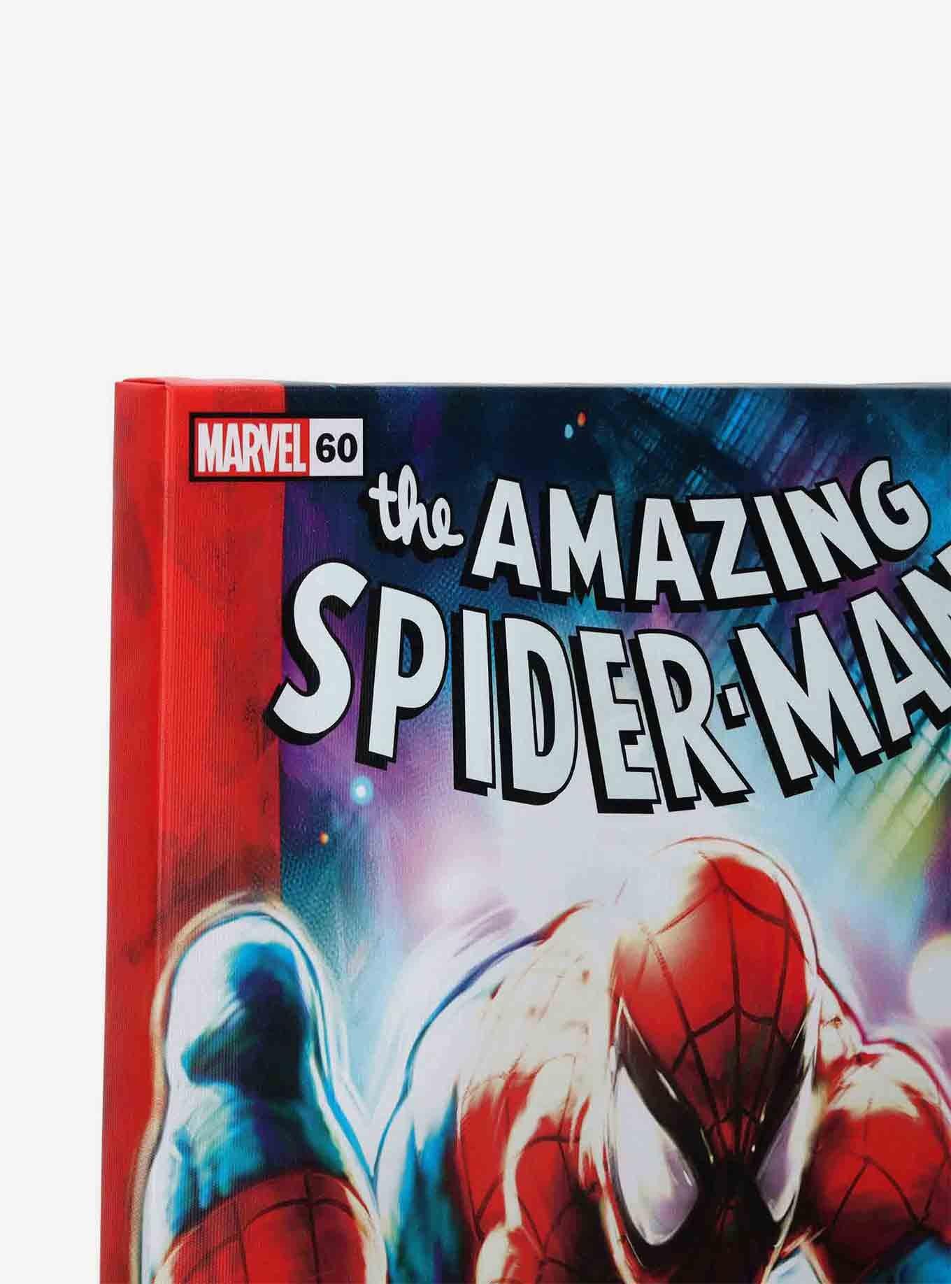 Marvel The Amazing Spider-Man Spidey in City Lights Comic Book Cover Canvas Wall Decor